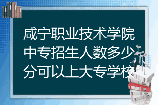咸宁职业技术学院中专招生人数多少分可以上大专学校