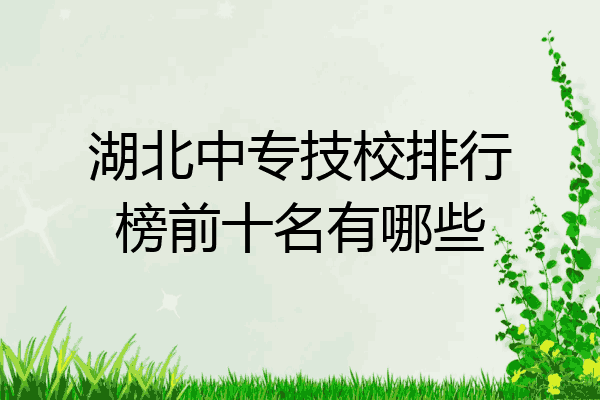 湖北中专技校排行榜前十名有哪些