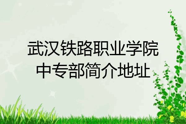 武汉铁路职业学院中专部简介地址