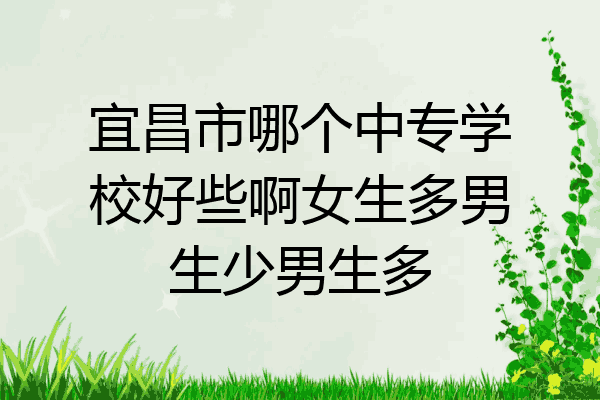 宜昌市哪个中专学校好些啊女生多男生少男生多