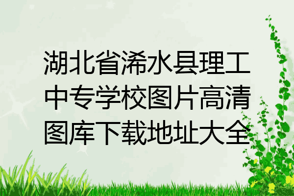 湖北省浠水县理工中专学校图片高清图库下载地址大全
