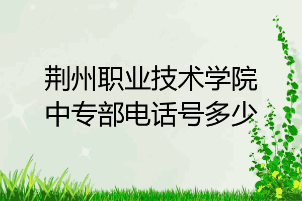 荆州职业技术学院中专部电话号多少