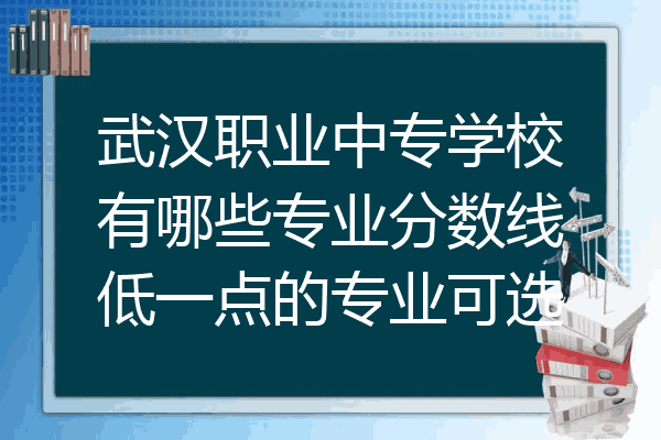 武汉职业中专学校有哪些专业分数线低一点的专业可选