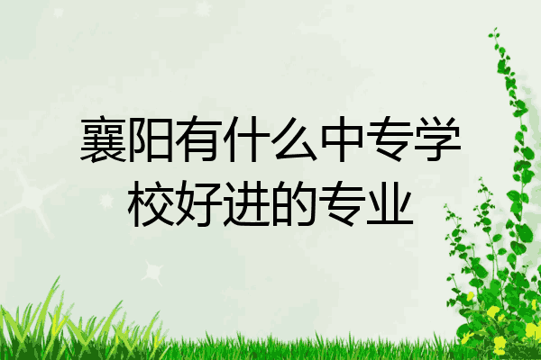 襄阳有什么中专学校好进的专业