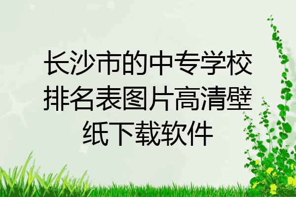 长沙市的中专学校排名表图片高清壁纸下载软件