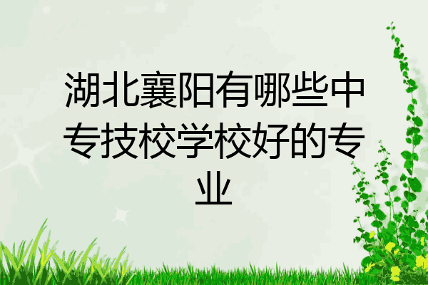 湖北襄阳有哪些中专技校学校好的专业