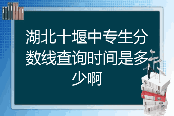 湖北十堰中专生分数线查询时间是多少啊