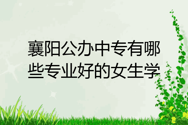 襄阳公办中专有哪些专业好的女生学