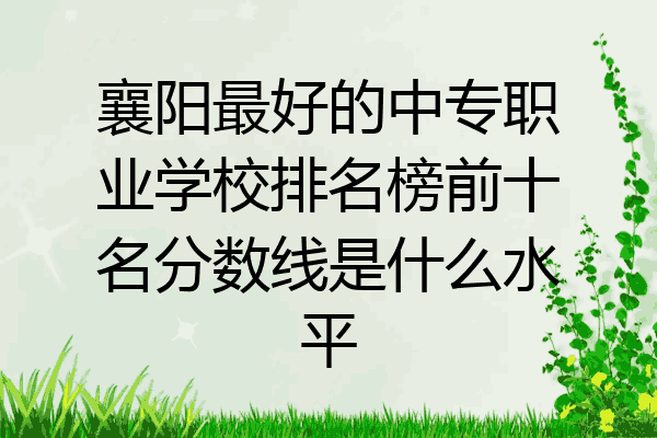 襄阳最好的中专职业学校排名榜前十名分数线是什么水平