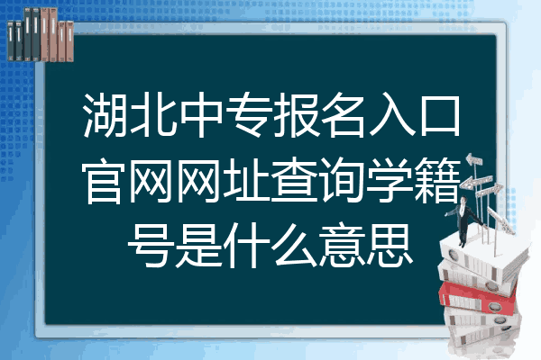 湖北中专报名入口官网网址查询学籍号是什么意思