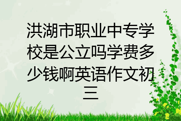 洪湖市职业中专学校是公立吗学费多少钱啊英语作文初三