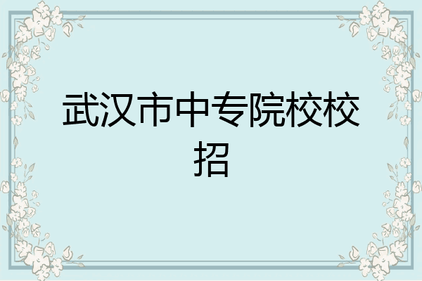 武汉市中专院校校招