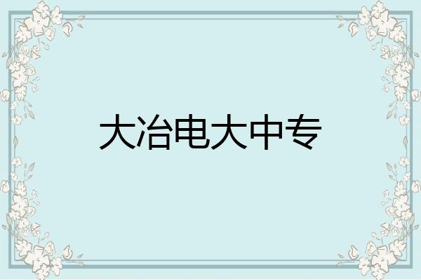 大冶电大中专