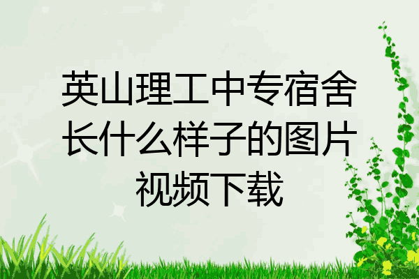 英山理工中专宿舍长什么样子的图片视频下载
