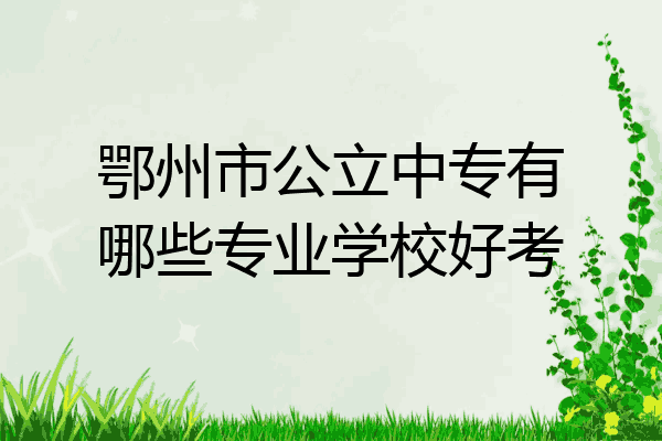 鄂州市公立中专有哪些专业学校好考