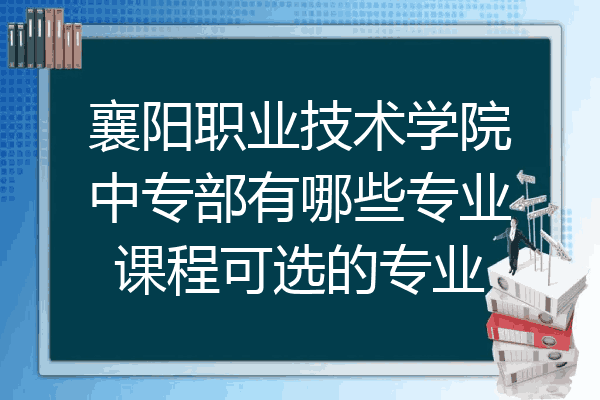 襄阳职业技术学院中专部有哪些专业课程可选的专业