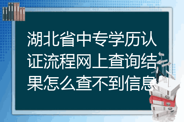 湖北省中专学历认证流程网上查询结果怎么查不到信息