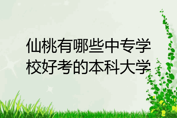 仙桃有哪些中专学校好考的本科大学