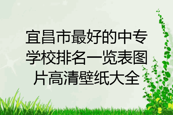 宜昌市最好的中专学校排名一览表图片高清壁纸大全