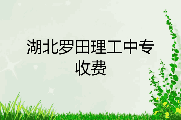 湖北罗田理工中专收费