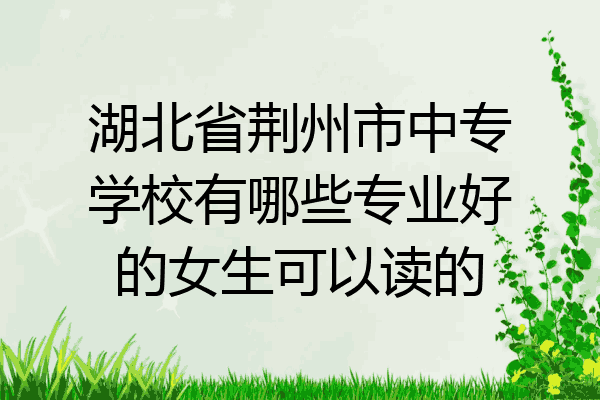 湖北省荆州市中专学校有哪些专业好的女生可以读的