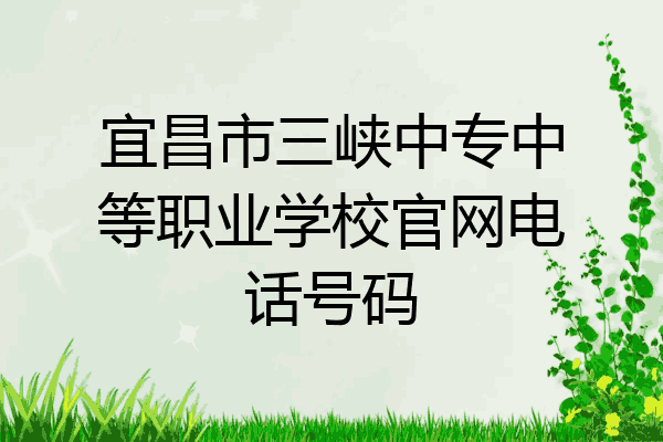 宜昌市三峡中专中等职业学校官网电话号码