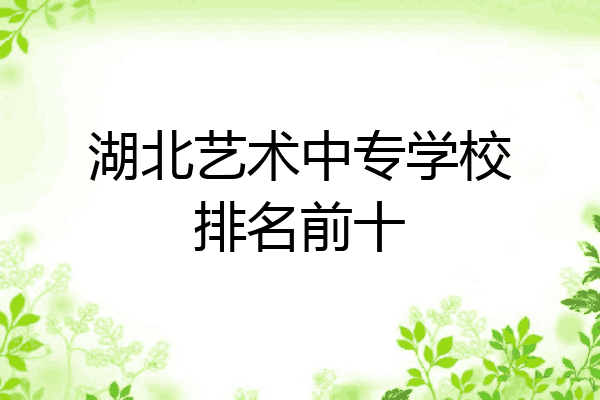 湖北艺术中专学校排名前十
