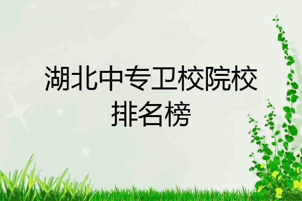 湖北中专卫校院校排名榜
