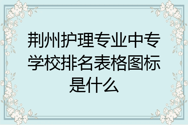 荆州护理专业中专学校排名表格图标是什么