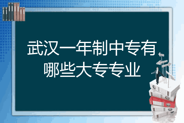 武汉一年制中专有哪些大专专业