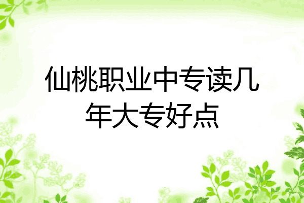 仙桃职业中专读几年大专好点