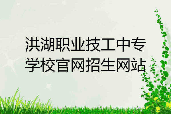 洪湖职业技工中专学校官网招生网站