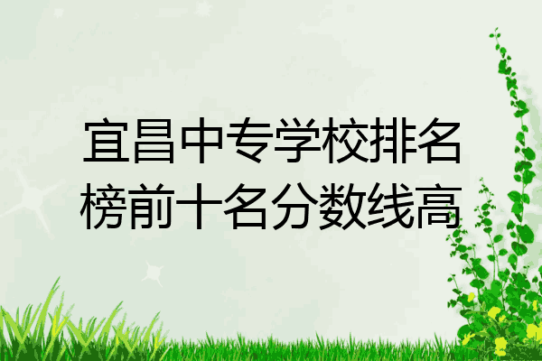 宜昌中专学校排名榜前十名分数线高