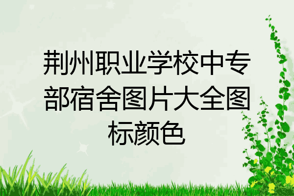 荆州职业学校中专部宿舍图片大全图标颜色