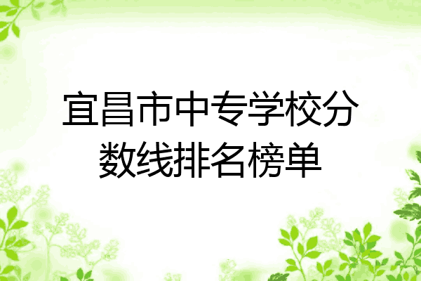 宜昌市中专学校分数线排名榜单