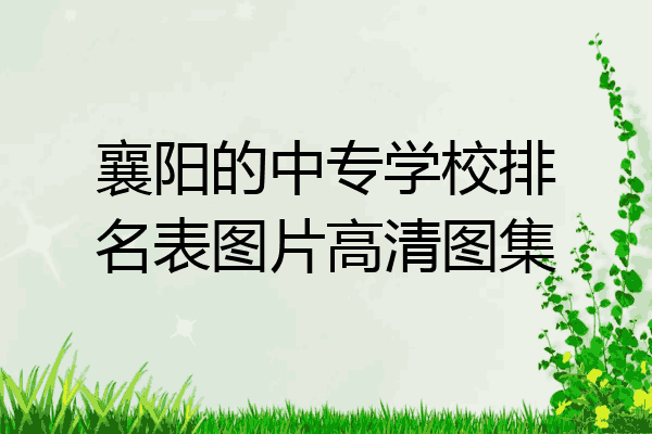 襄阳的中专学校排名表图片高清图集