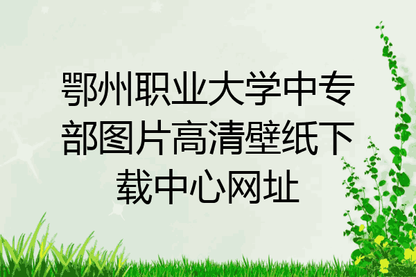 鄂州职业大学中专部图片高清壁纸下载中心网址