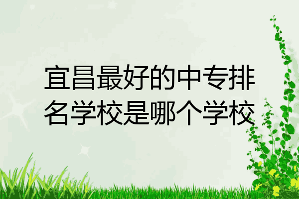 宜昌最好的中专排名学校是哪个学校