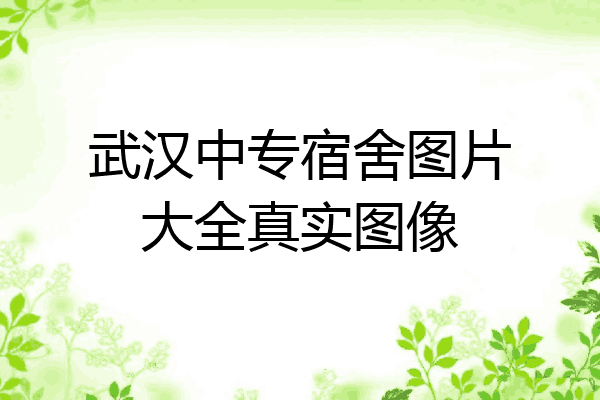 武汉中专宿舍图片大全真实图像
