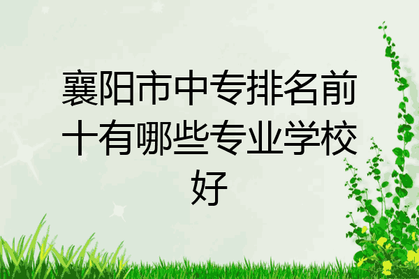襄阳市中专排名前十有哪些专业学校好