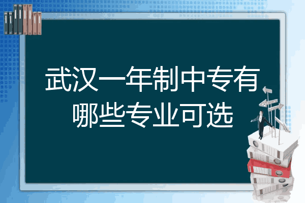 武汉一年制中专有哪些专业可选