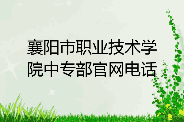 襄阳市职业技术学院中专部官网电话