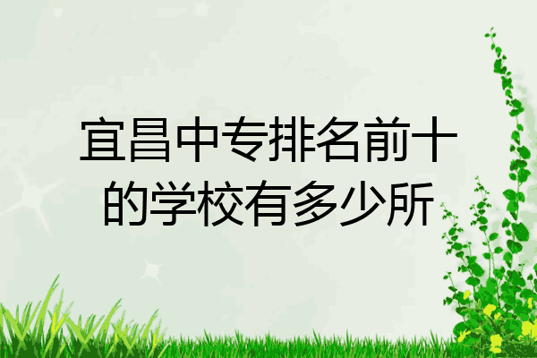 宜昌中专排名前十的学校有多少所