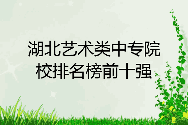 湖北艺术类中专院校排名榜前十强
