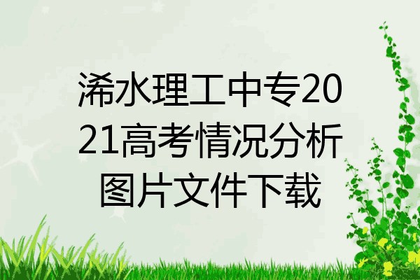 浠水理工中专2021高考情况分析图片文件下载