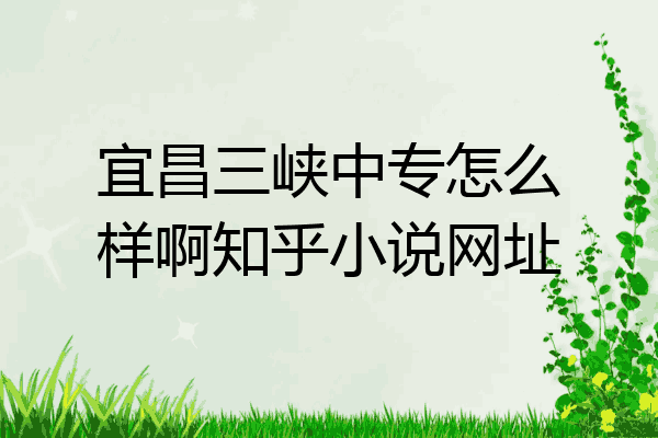 宜昌三峡中专怎么样啊知乎小说网址