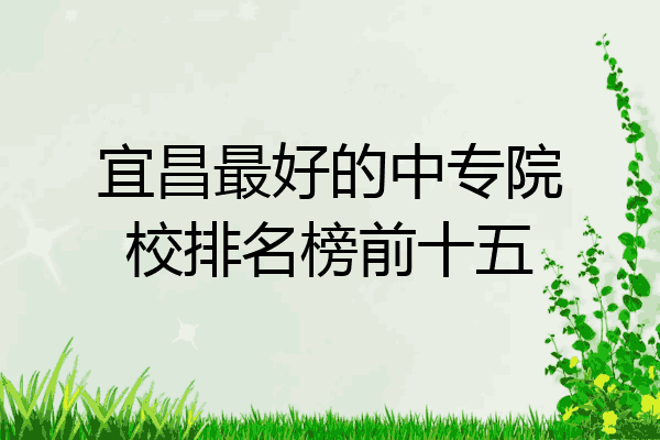 宜昌最好的中专院校排名榜前十五