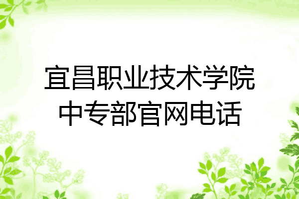 宜昌职业技术学院中专部官网电话