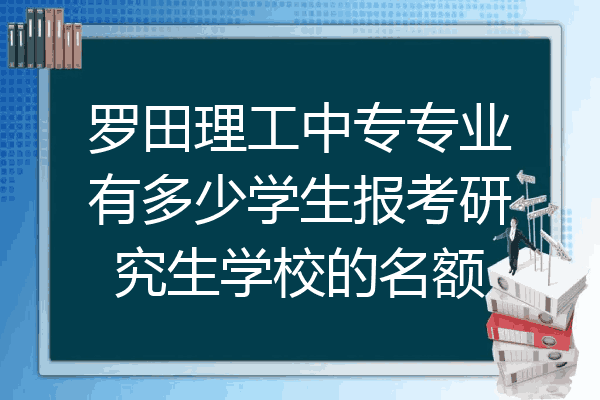 罗田理工中专专业有多少学生报考研究生学校的名额