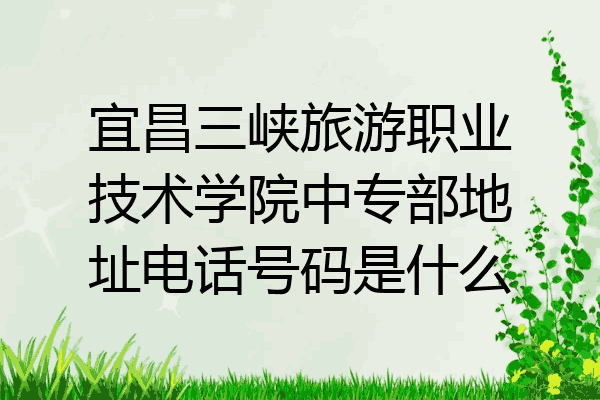宜昌三峡旅游职业技术学院中专部地址电话号码是什么